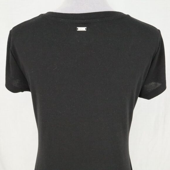Marc New York Dress Womens Medium Black Stretch Knit T-shirt Casual Pullover - Picture 9 of 14
